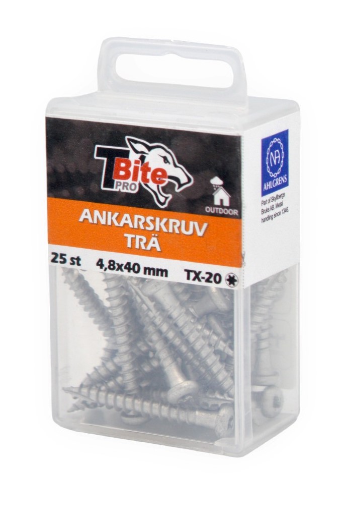Ankarskruv Trä C4 4,8x40 mm
