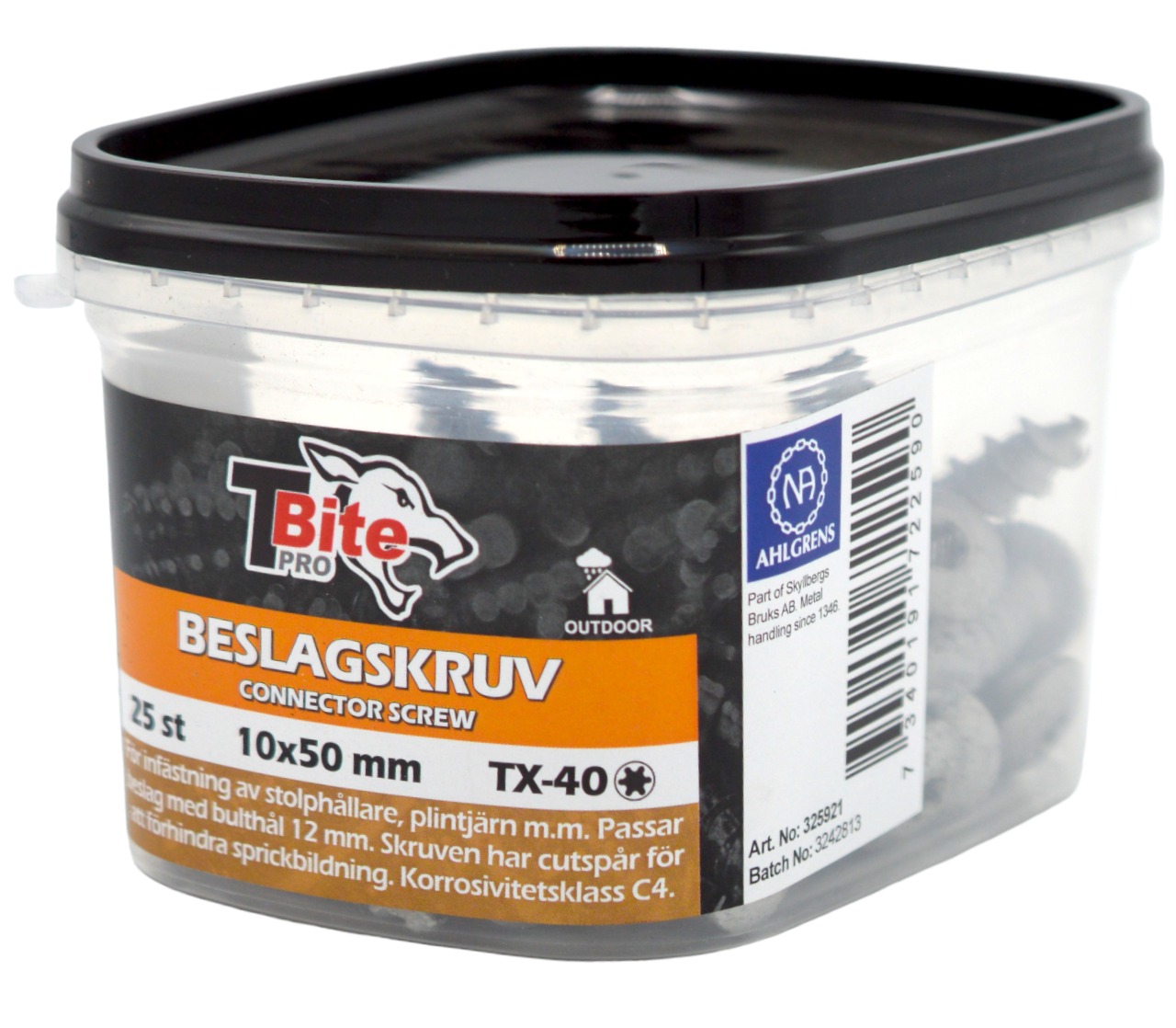 Beslagskruv Trä C4 10X50 mm