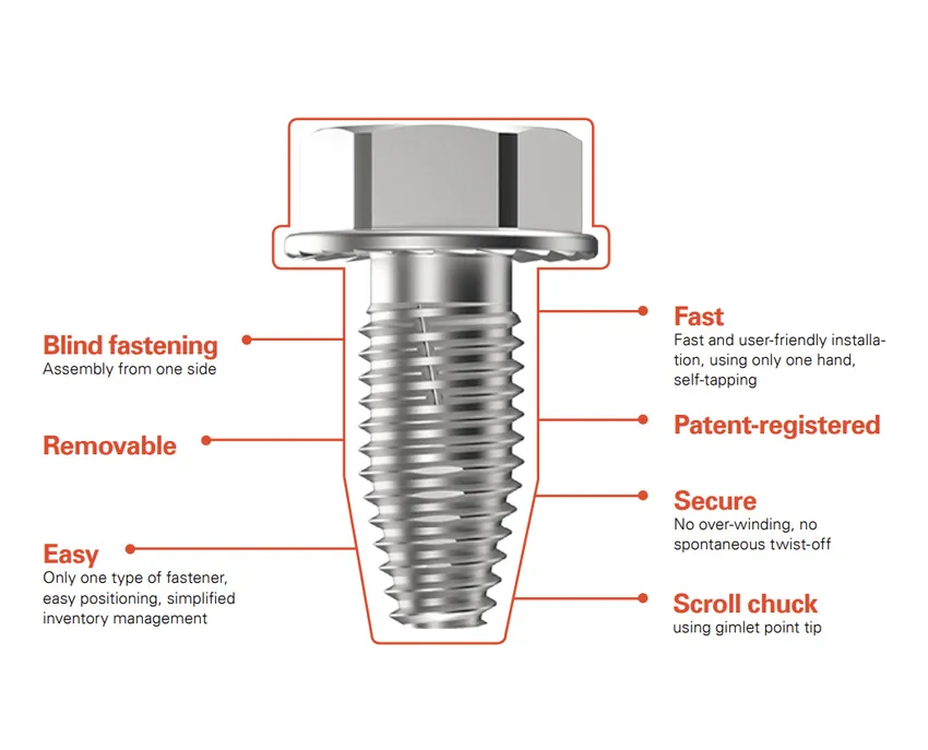 SFS nonut® TDBL-T 10,6×30 mm