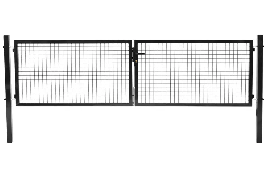 Trädgårdsgrind dubbel SV